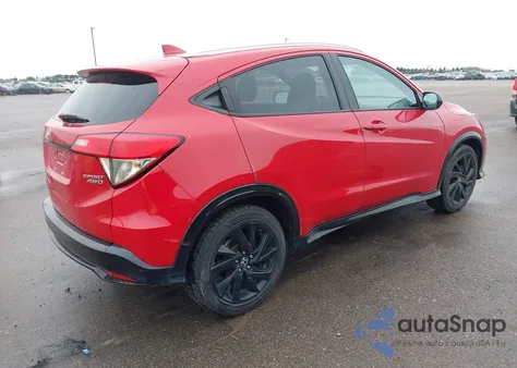 2022 Honda Hr-V Awd Sport z USA, uszkodzony, nr VIN 3CZRU6H19NM754931